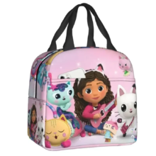 Anime Kawaii Gabby’s Dollhouse Character Insulated Lunch Bag Anime Kawaii Gabby's Dollhouse Character Insulated Lunch Bag
