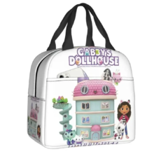 Cartoon Gabby’s Dollhouse Character Kawaii Lunch Bag Cartoon Gabby's Dollhouse Character Kawaii Lunch Bag