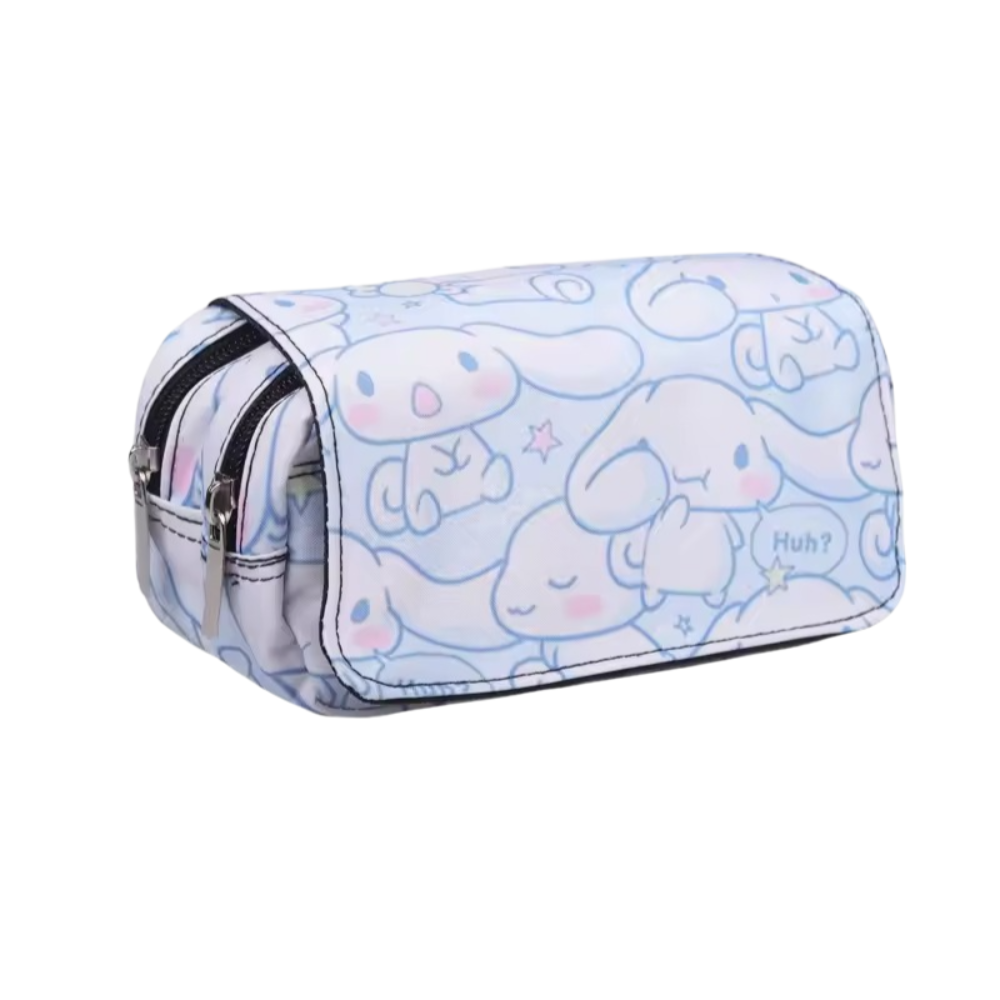 Sanrio Kawaii Cinnamoroll Large-Capacity Pencil Case Sanrio Kawaii Cinnamoroll Large-Capacity Pencil Case