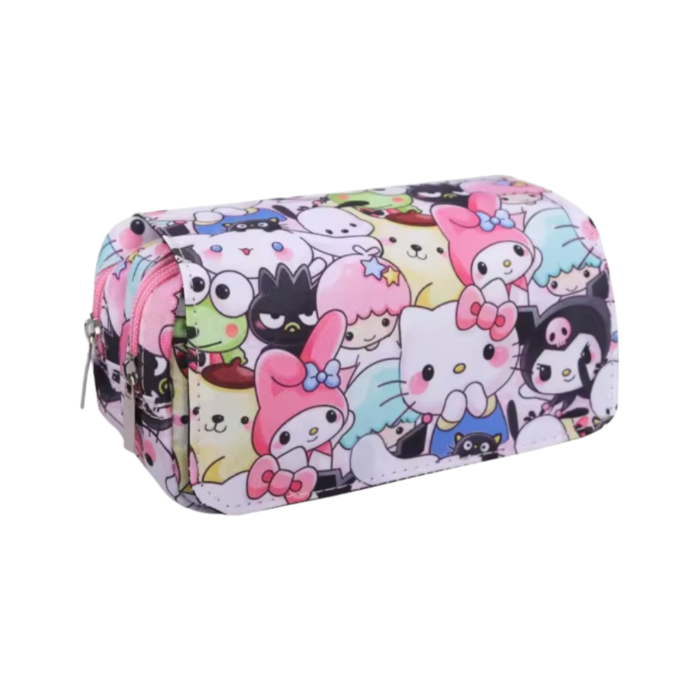 Sanrio Kawaii Character Large-Capacity Pencil Case 