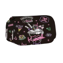 Sanrio Kuromi Kawaii Print Large-Capacity Pencil Case Sanrio Kuromi Kawaii Print Large-Capacity Pencil Case