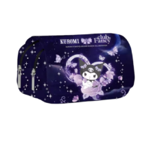 Sanrio Kuromi Print Kawaii Large-Capacity Pencil Case Sanrio Kuromi Print Kawaii Large-Capacity Pencil Case