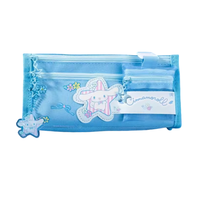Sanrio Cartoon Cinnamoroll Kawaii Canvas Pencil Case 