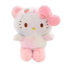 25cm Kawaii Sanrio Cartoon Hello Kitty Turn Into Panda Plush Toy 25cm Kawaii Sanrio Cartoon Hello Kitty Turn Into Panda Plush Toy