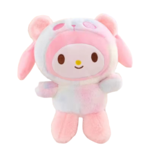25cm Kawaii Cartoon Sanrio My Melody Turn Into Panda Plush Toy 25cm Kawaii Cartoon Sanrio My Melody Turn Into Panda Plush Toy