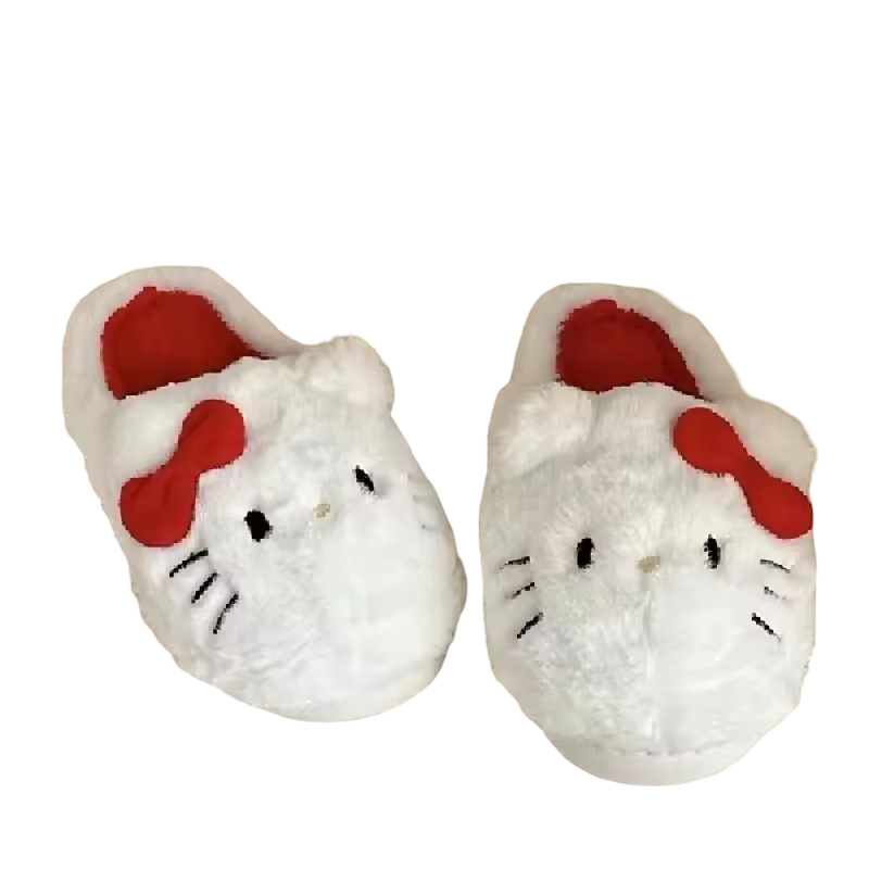 25cm Kawaii Sanrio Cartoon Hello Kitty Plush Shoes