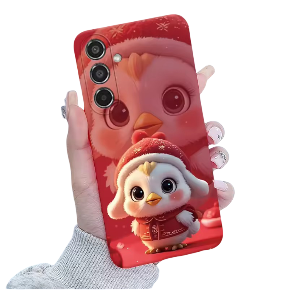 Kawaii Christmas Duck Phone Case For Samsung Galaxy