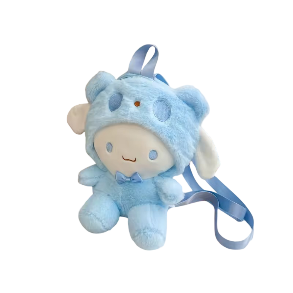 25cm Sanrio Kawaii Cinnamoroll Into Panda Plush Shoulder Bag