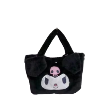 25cm Sanrio Kuromi Kawaii Plush Handbag 25cm Sanrio Kuromi Kawaii Plush Handbag