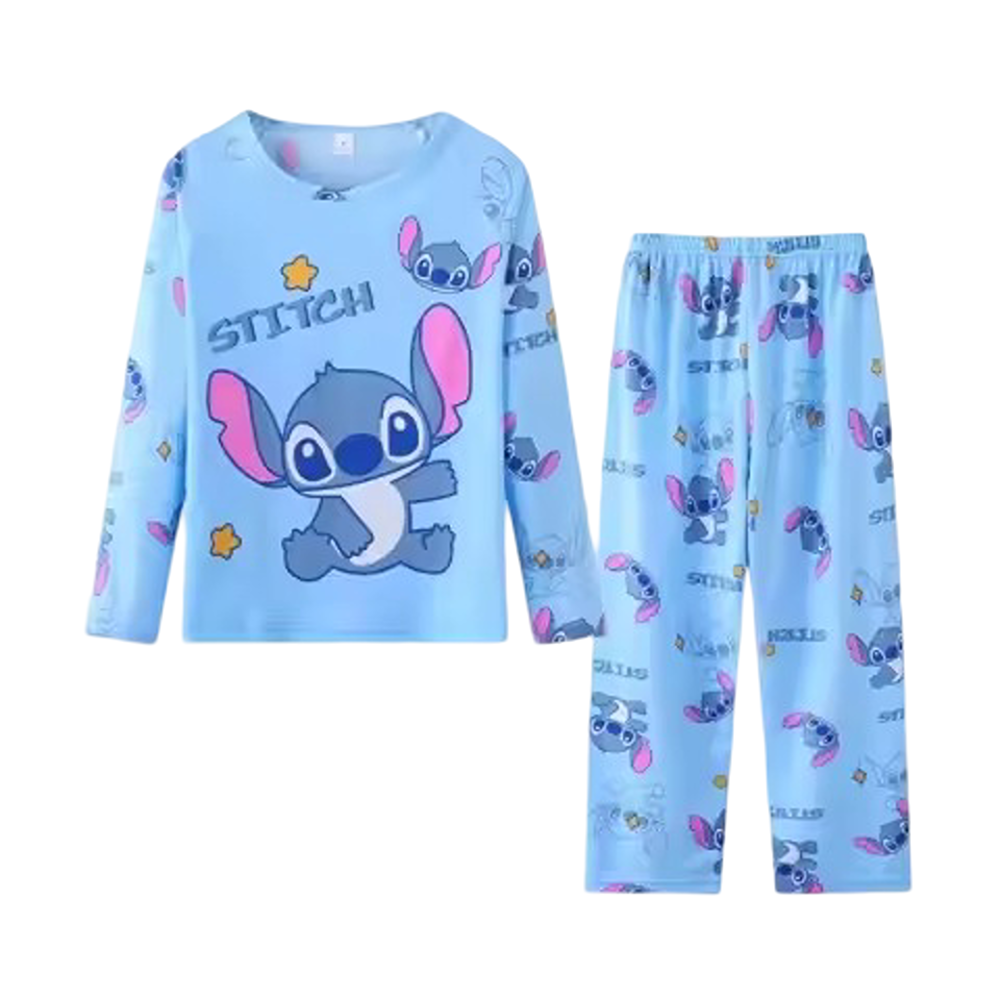 Kawaii Cartoon Stitch Pajama Set