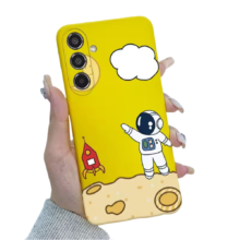 Kawaii Astronaut Yellow Phone Case For Samsung Galaxy Kawaii Astronaut Yellow Phone Case For Samsung Galaxy