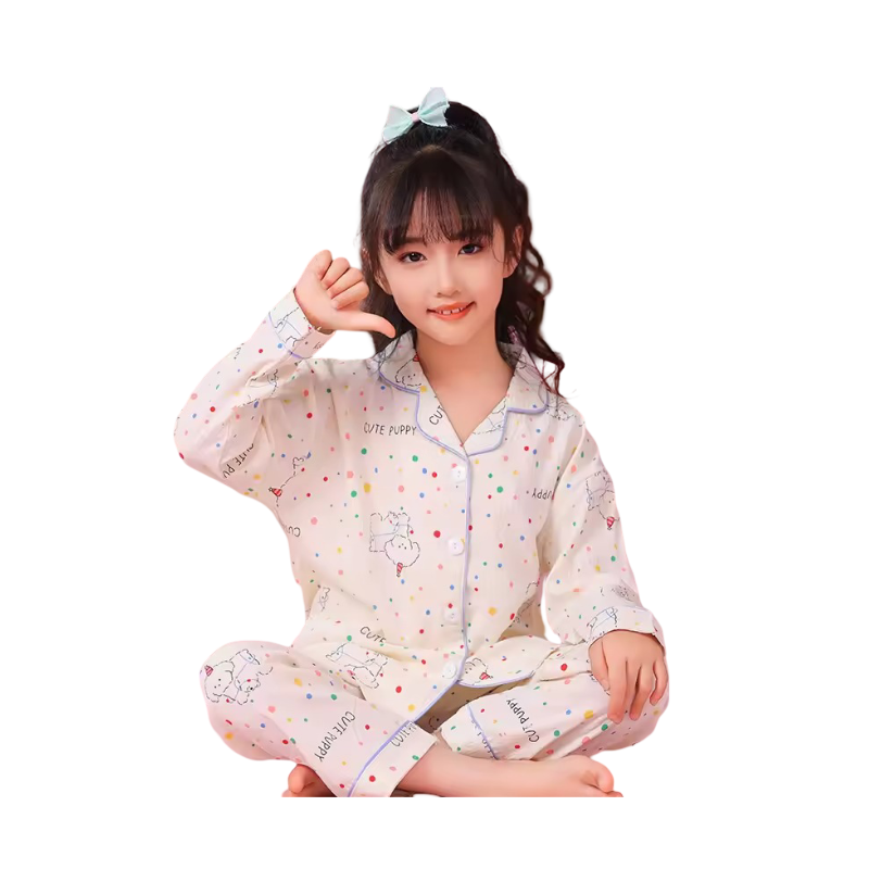 Kawaii Cartoon Puppy Pajama Set Kawaii Cartoon Puppy Pajama Set