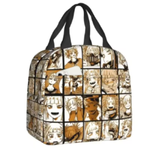 Anime Kawaii My Hero Academia Himiko Toga Pattern Insulated Lunch Bag Anime Kawaii My Hero Academia Himiko Toga Pattern Insulated Lunch Bag