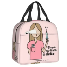 Kawaii Enfermera En Apuros Doctor Nurse Pink Lunch Bag Kawaii Enfermera En Apuros Doctor Nurse Pink Lunch Bag