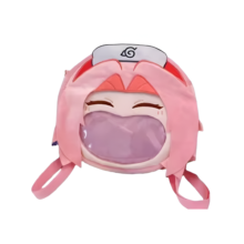 Kawaii Naruto Sakura Haruno Plush Backpack Kawaii Naruto Sakura Haruno Plush Backpack
