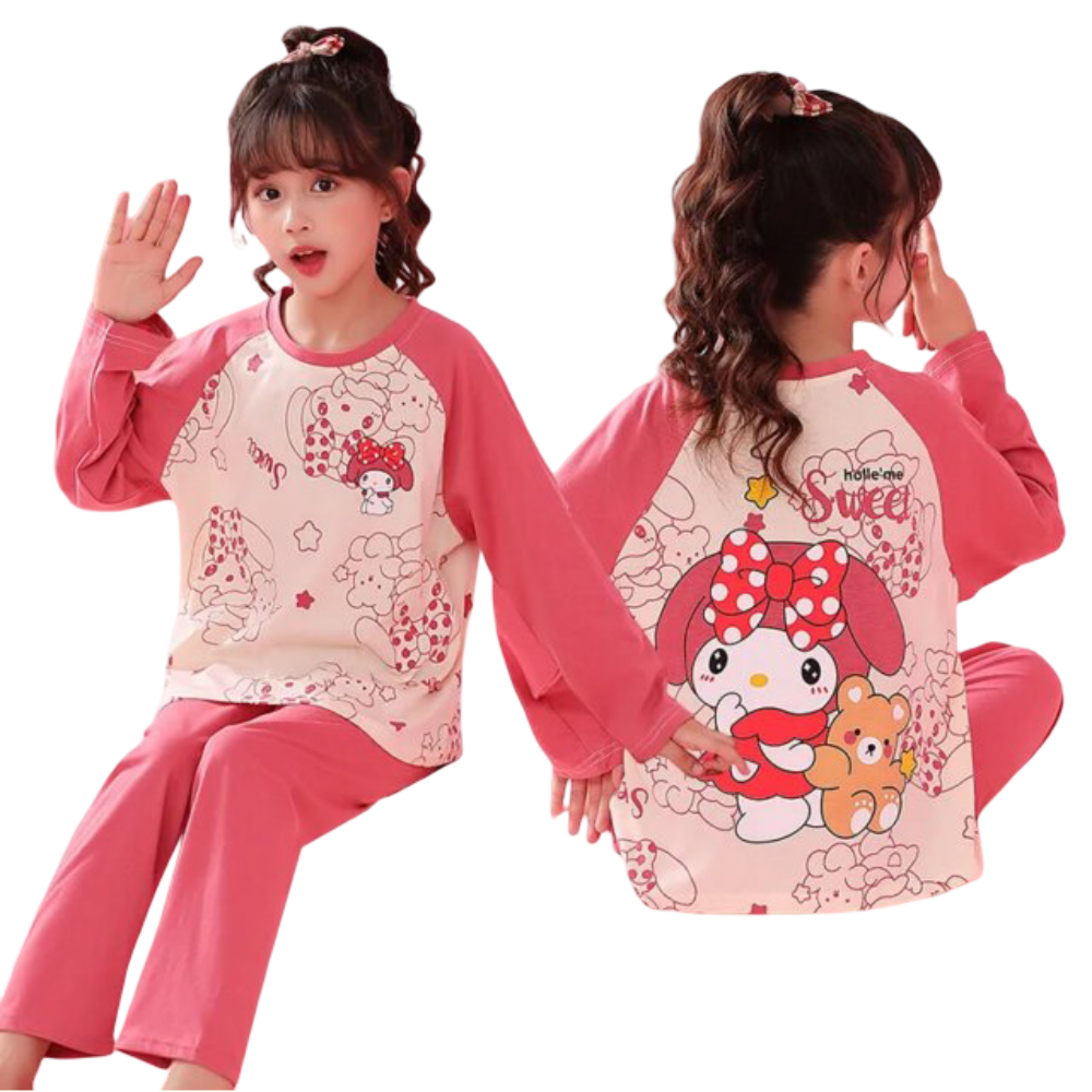 Cartoon My Melody Kawaii Pajama Set