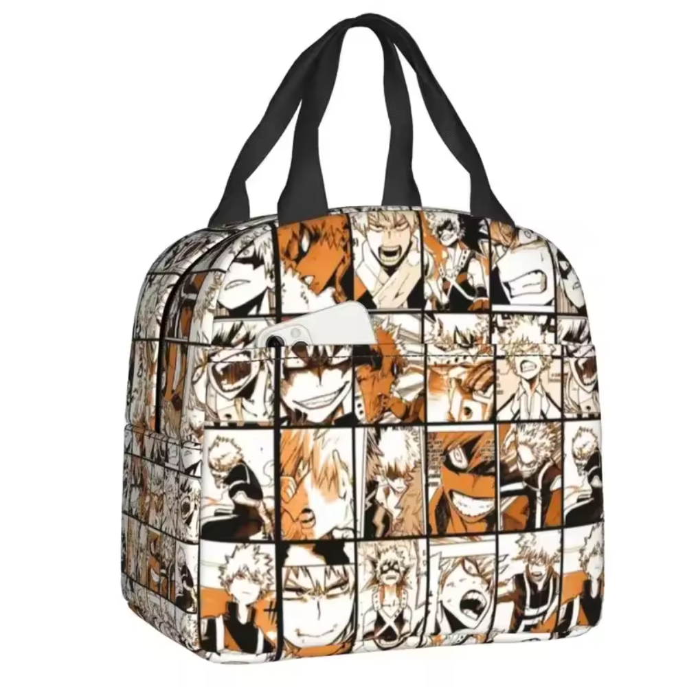 Anime Kawaii My Hero Academia Katsuki Bakugo Lunch Bag