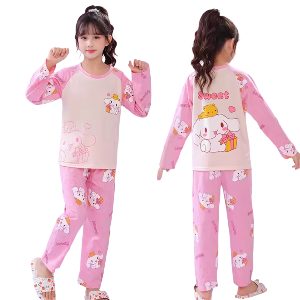 Kawaii Cartoon Cinnamoroll Pajama Set
