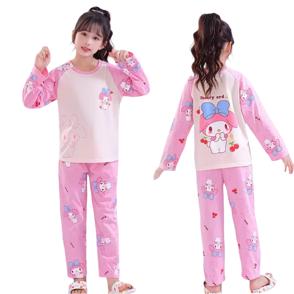 Kawaii Cartoon My Melody Pajama Set 