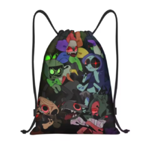 Kawaii Cartoon Dandy’s World Character Drawstring Backpack Kawaii Cartoon Dandy's World Character Drawstring Backpack