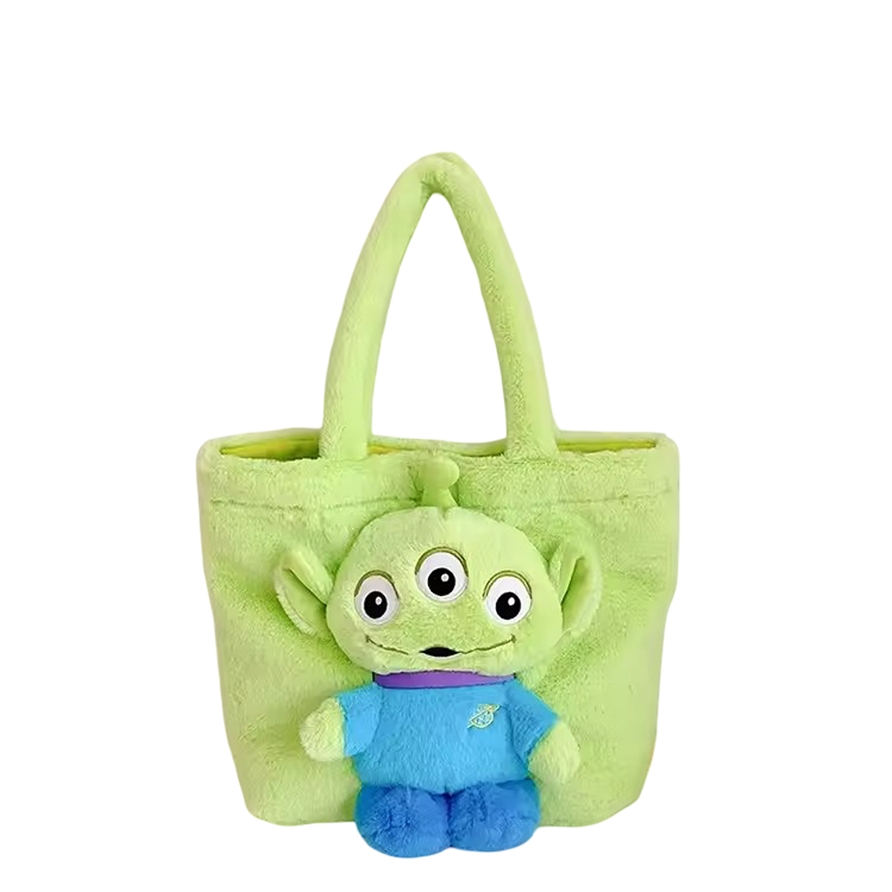 Kawaii Alien Plush Tote Bag Kawaii Alien Plush Tote Bag