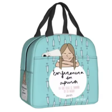 Enfermera En Apuros Doctor Nurse Printed Kawaii Lunch Bag Enfermera En Apuros Doctor Nurse Printed Kawaii Lunch Bag