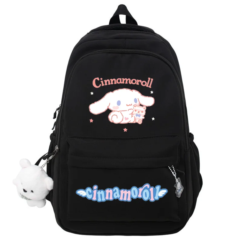 Kawaii Cartoon Cinnamoroll With Bear School Bag