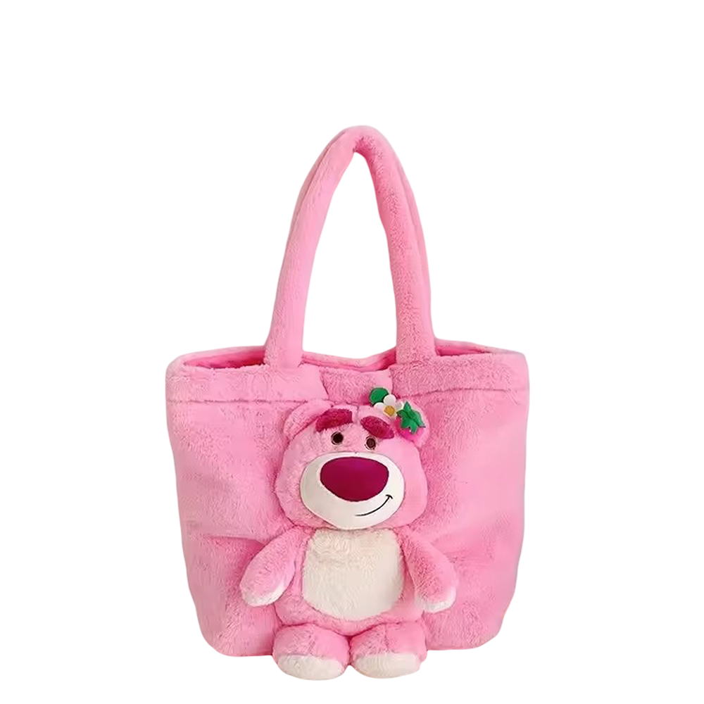 Kawaii Lotso Plush Tote Bag