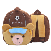 Kawaii Cartoon Football Bear Plush Backpack Kawaii Cartoon Football Bear Plush Backpack