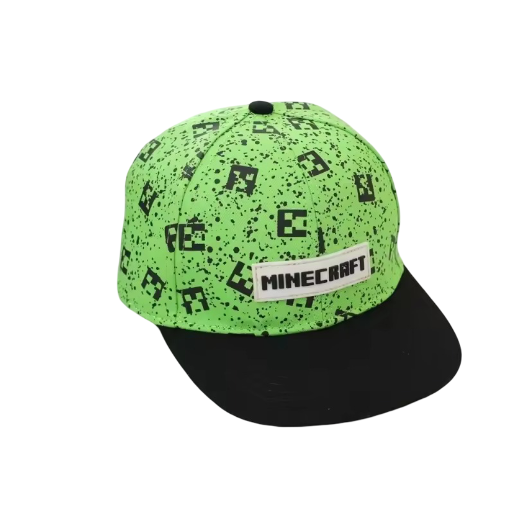 Minecraft Creeper Pattern Kawaii Cap 