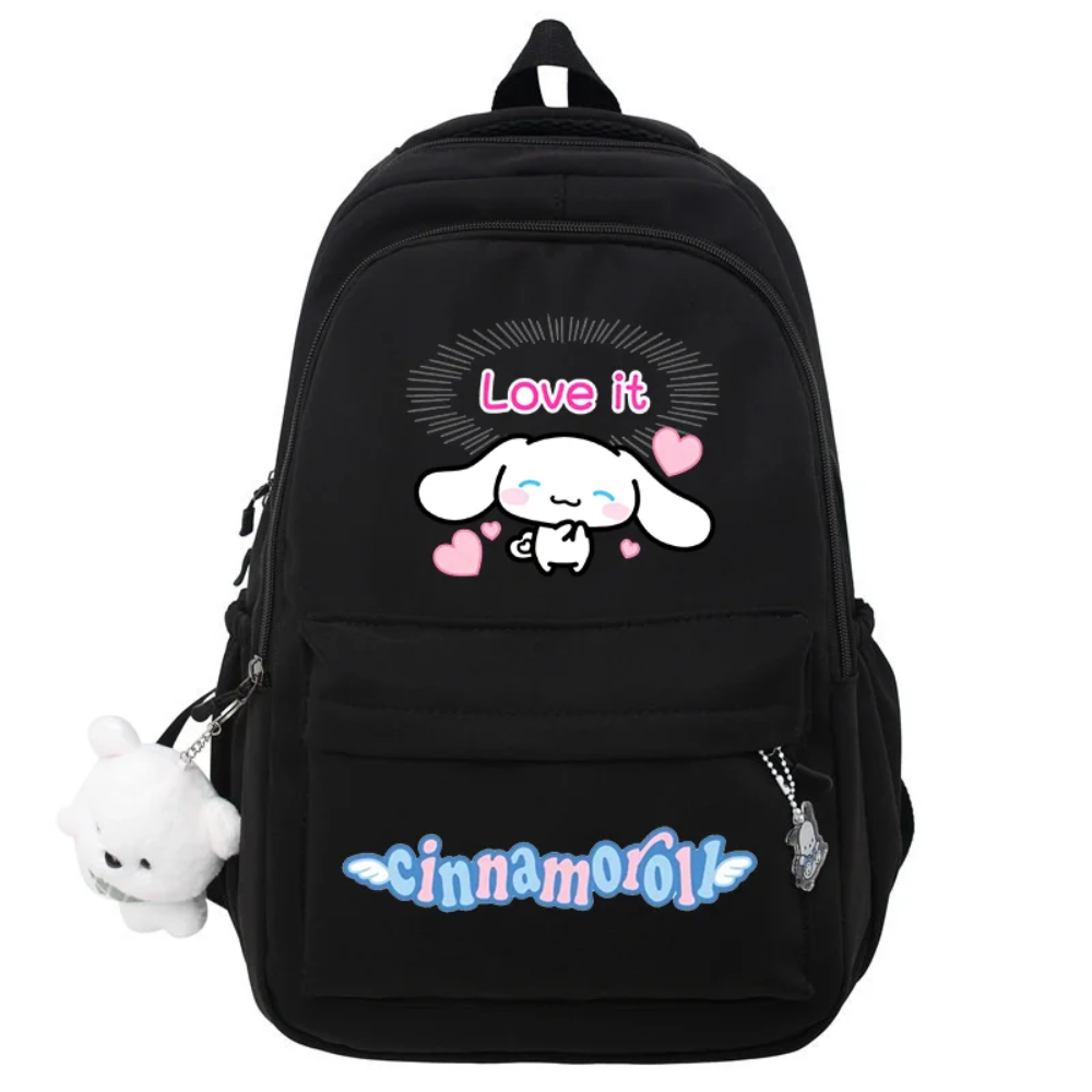 Cartoon Kawaii Cinnamoroll With Heart Backpack