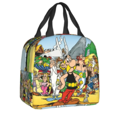 Kawaii Cartoon Asterix Character Insulated Lunch Bag Kawaii Cartoon Asterix Character Insulated Lunch Bag