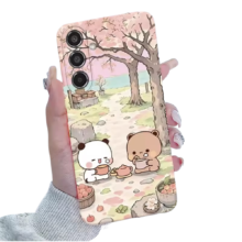 Kawaii Cartoon Bubu And Dudu Bear Phone Case For Samsung Galaxy Kawaii Cartoon Bubu And Dudu Bear Phone Case For Samsung Galaxy