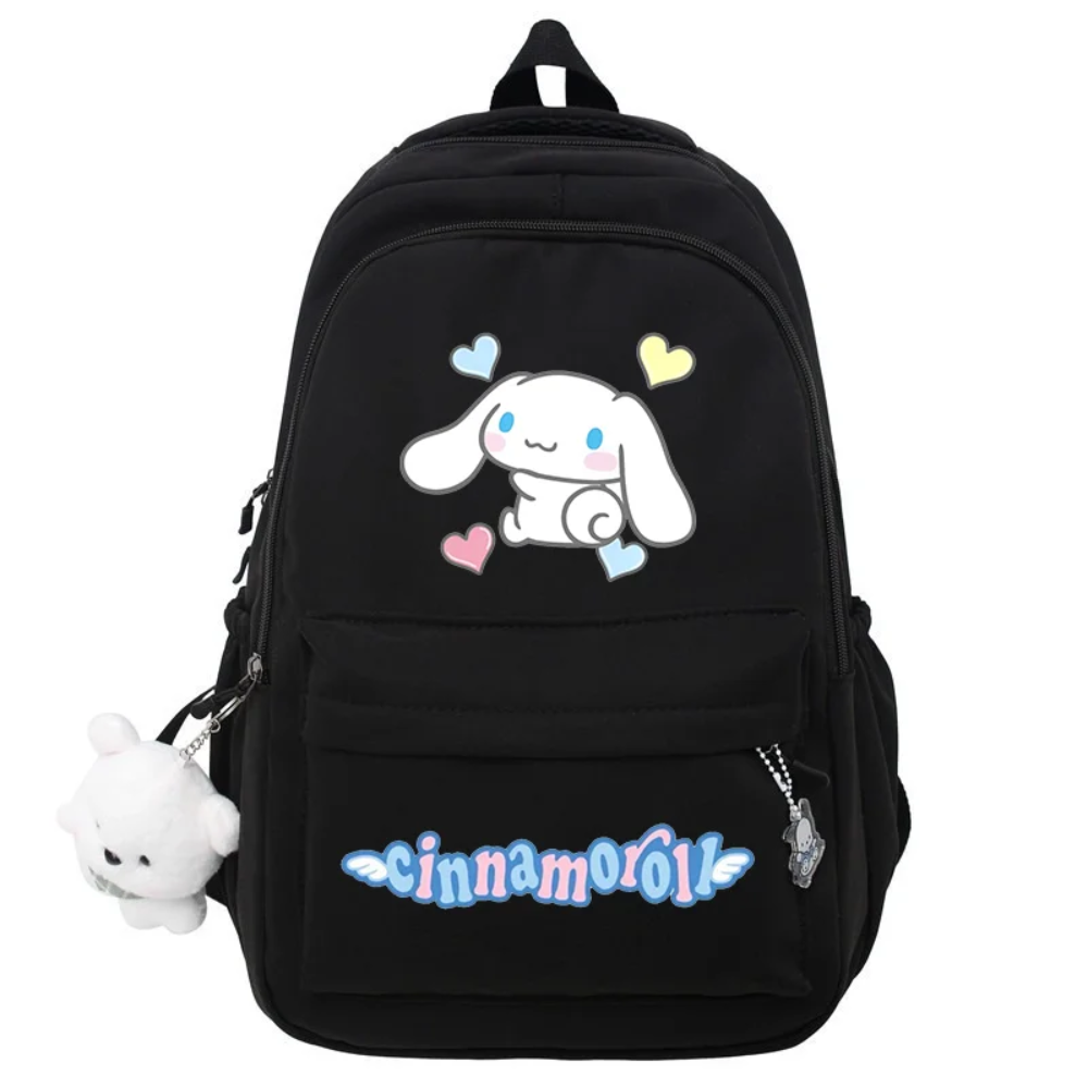 Sanrio Kawaii Cartoon Cinnamoroll With Heart Backpack