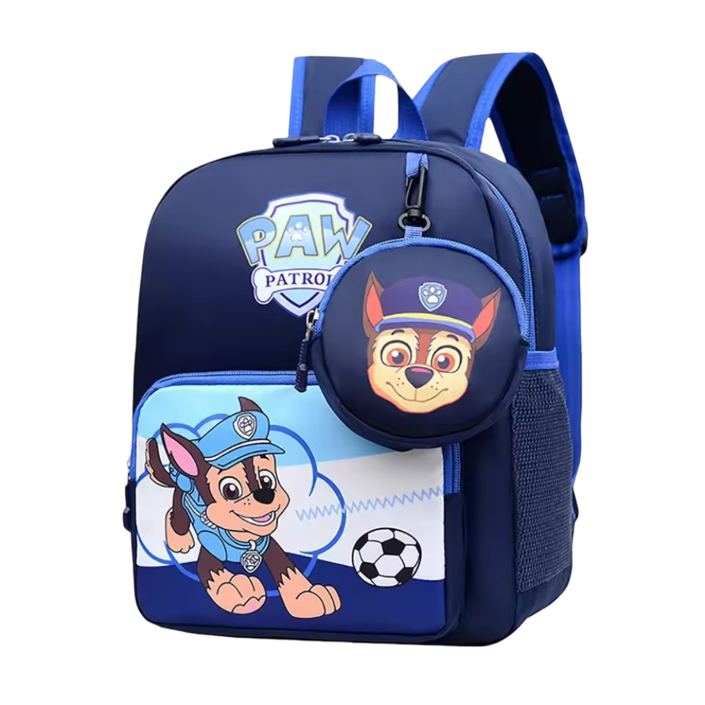 Kawaii Anime PAW Patrol Chase Backpack With Pendant Purse