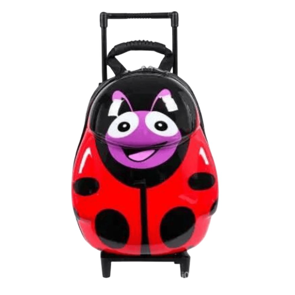 Lady Bug Kawaii Rolling Suitcase For Kids