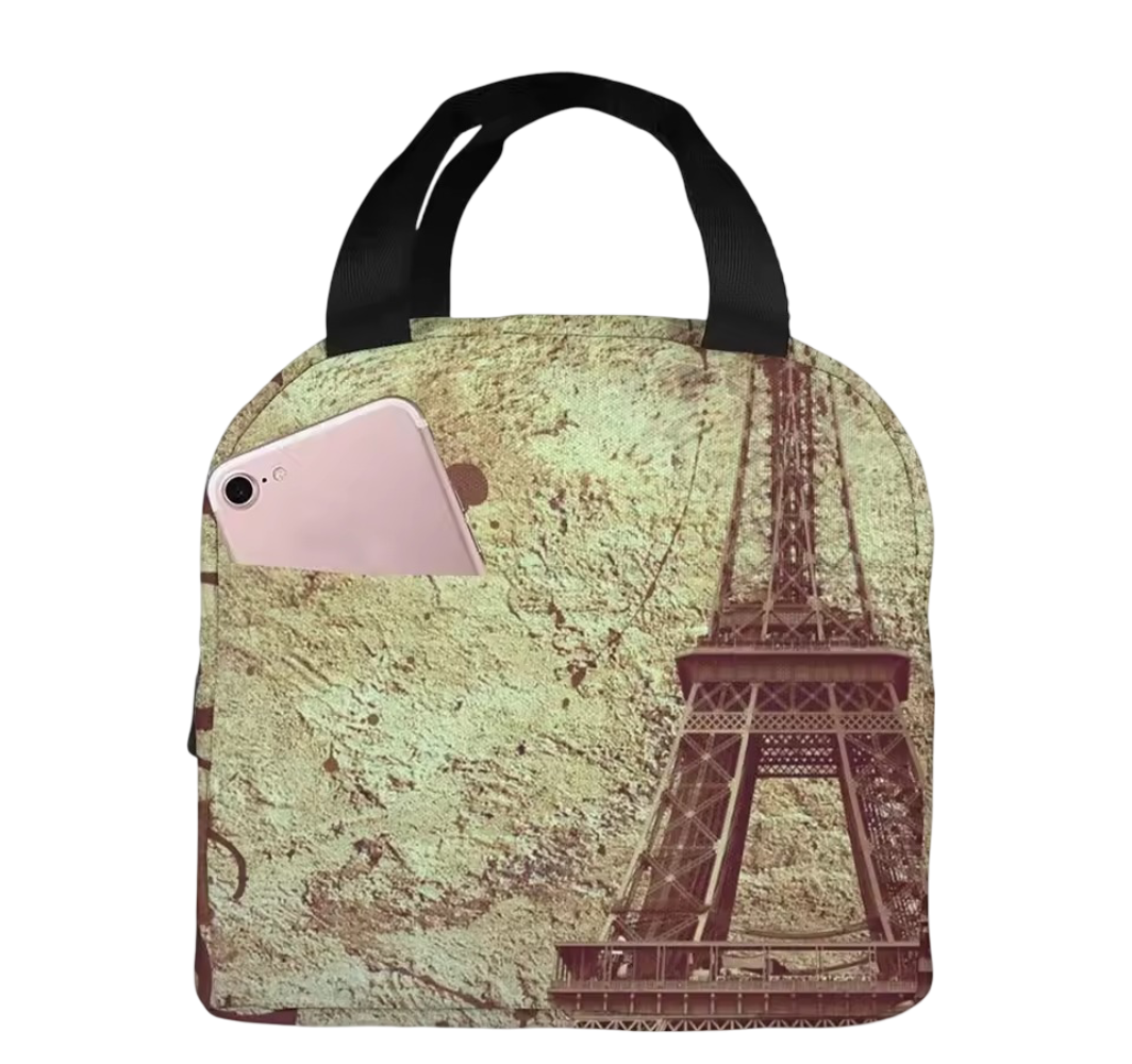 Paris Eiffel Tower Kawaii Lunch Bag