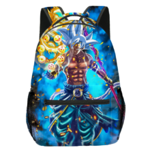 Kawaii Anime Dragon Ball Super: Ultra Instinct Goku Printed Backpack Kawaii Anime Dragon Ball Super: Ultra Instinct Goku Printed Backpack