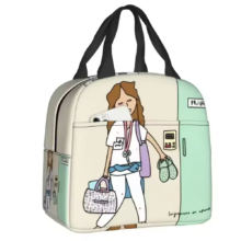 Kawaii Enfermera En Apuros Doctor Nurse Printed Lunch Bag Kawaii Enfermera En Apuros Doctor Nurse Printed Lunch Bag