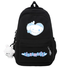Kawaii Cartoon Cinnamoroll Heart Backpack Kawaii Cartoon Cinnamoroll Heart Backpack