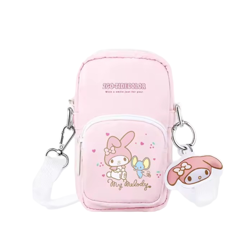 Cartoon Kawaii My Melody Portable Crossbody Bag 