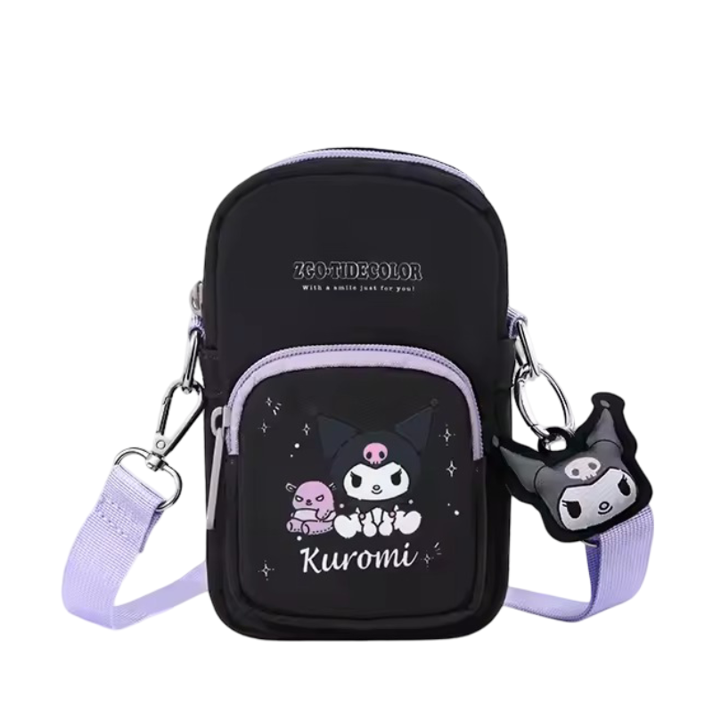 Cartoon Kawaii Kuromi Portable Crossbody Bag 