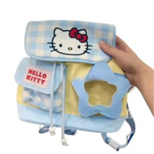 Cartoon Hello Kitty Canvas Kawaii Backpack Cartoon Hello Kitty Canvas Kawaii Backpack