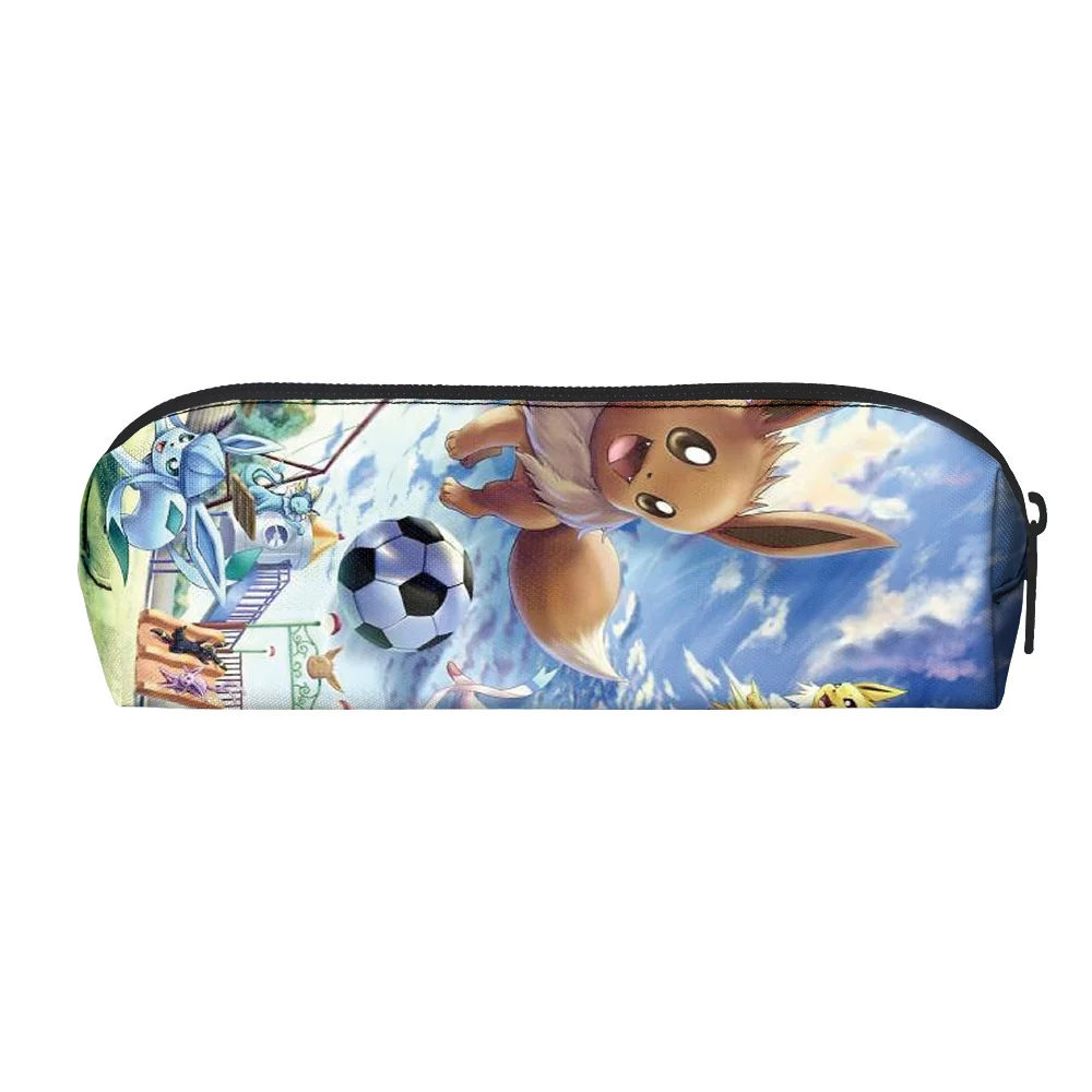 Kawaii Pokemon Character Polyester Pencil Case For Student