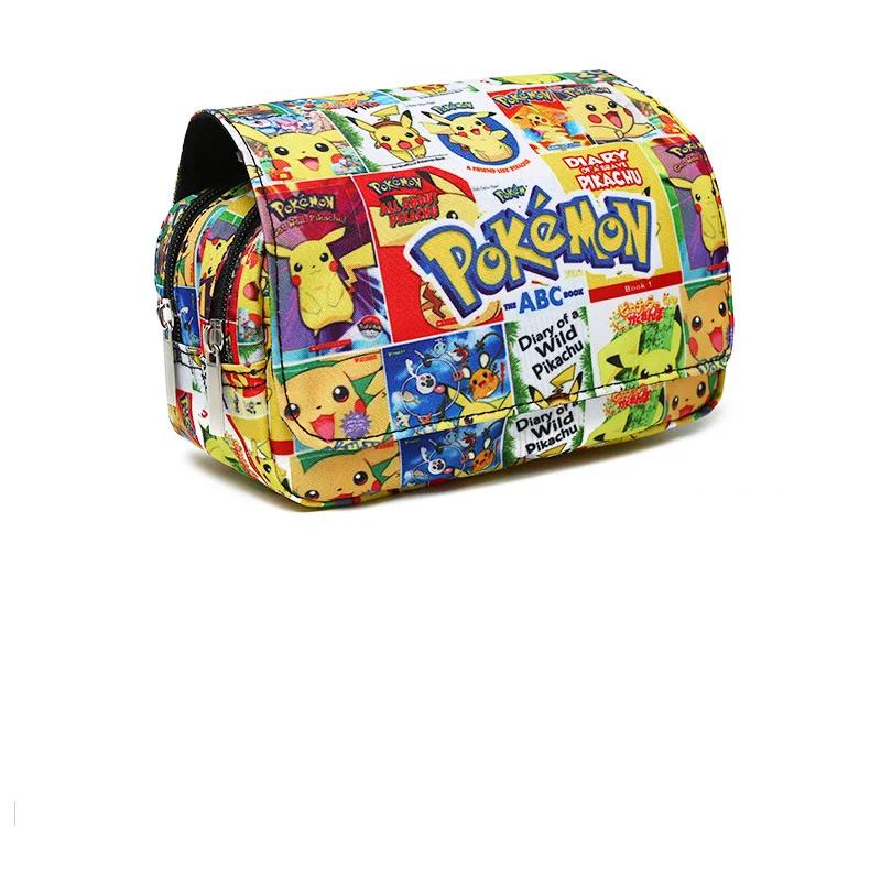 Kawaii Pokemon Anime Character Print Pencil Case