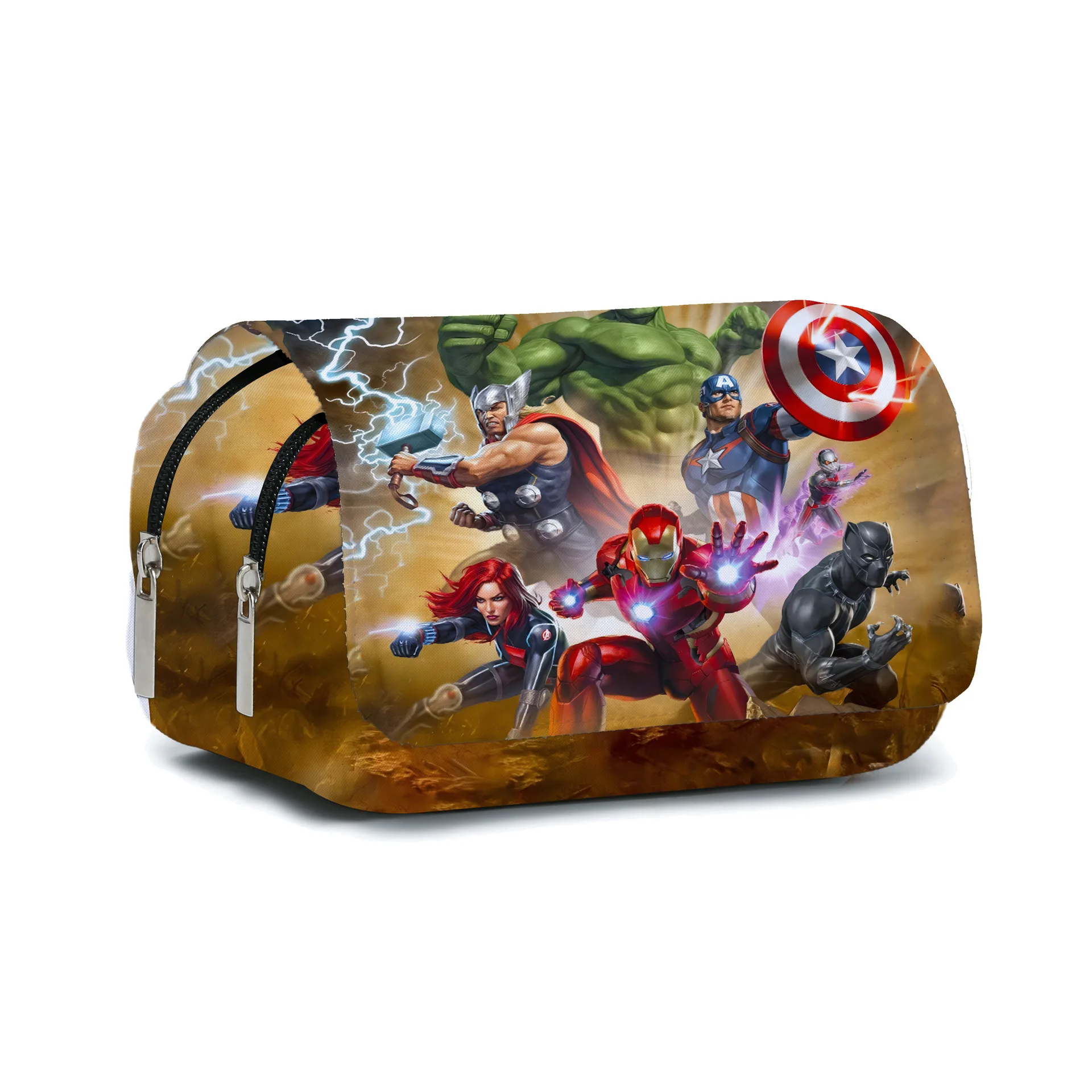 Kawaii Superhero Character Printed Pencil Case Kawaii Superhero Character Printed Pencil Case