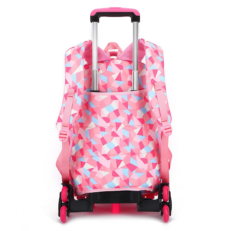 Kawaii Colorful Pattern Rolling Backpack Kawaii Colorful Pattern Rolling Backpack