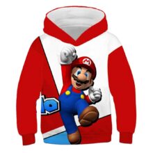 Kawaii Cartoon Super Mario Long Sleeve Hoodie Kawaii Cartoon Super Mario Long Sleeve Hoodie