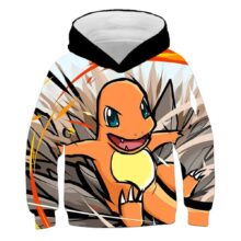 Kawaii Cartoon Pokemon Charmander Hoodie Kawaii Cartoon Pokemon Charmander Hoodie