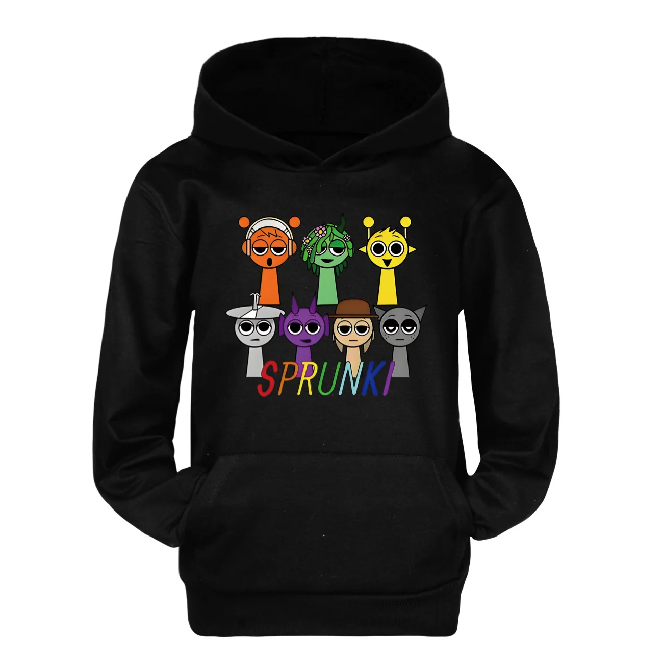 Anime Kawaii Cartoon Incredibox Sprunki Character Hoodie